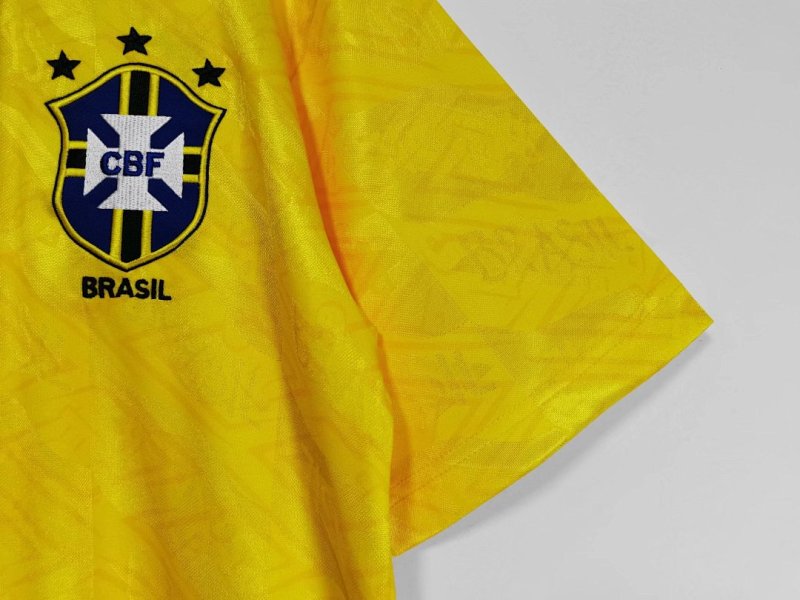 1991 home Brazil retro Fan version