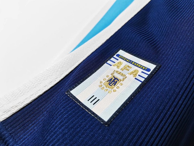 1998 away Argentina retro Fan version