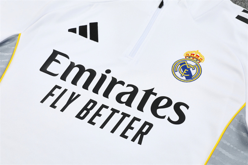 25-26 Real Madrid Half zip training suit set