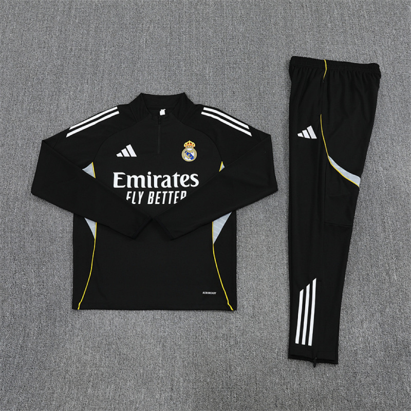 25-26 Real Madrid Half zip training suit set