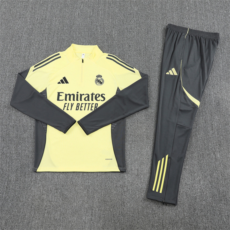 25-26 Real Madrid Half zip training suit set