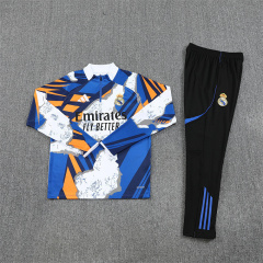 25-26 Real Madrid Half zip training suit set