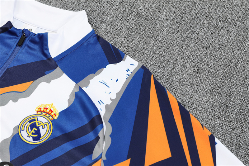 25-26 Real Madrid Half zip training suit set