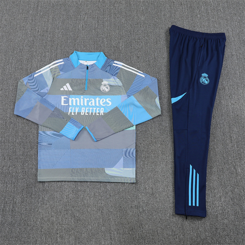25-26 Real Madrid Half zip training suit set