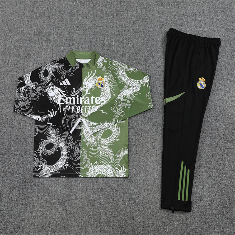 25-26 Real Madrid Half zip training suit set