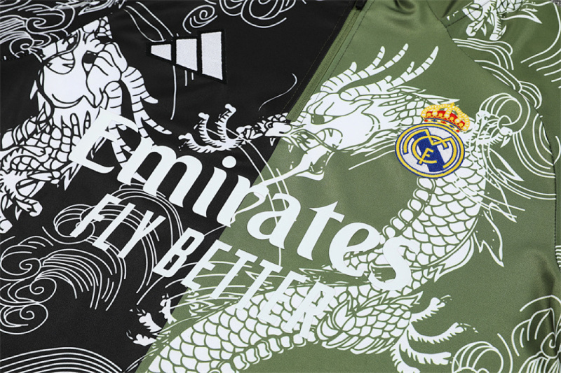 25-26 Real Madrid Half zip training suit set