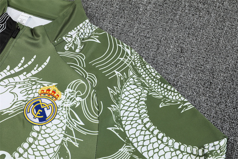 25-26 Real Madrid Half zip training suit set