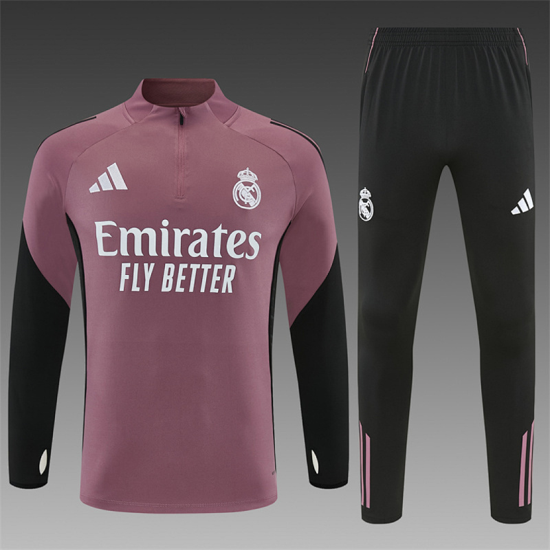 25-26 Real Madrid Half zip training suit set