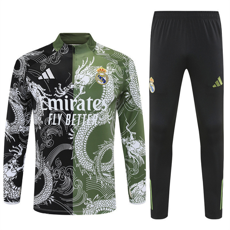 25-26 Real Madrid Half zip training suit set