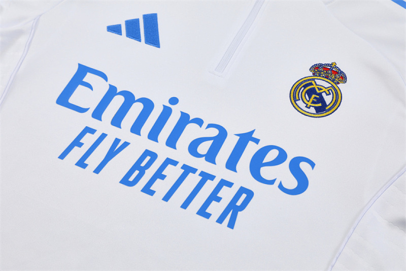 25-26 Real Madrid Half zip training suit set