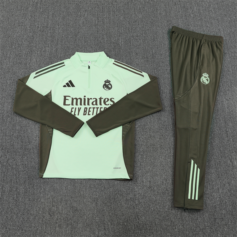 25-26 Real Madrid Half zip training suit set
