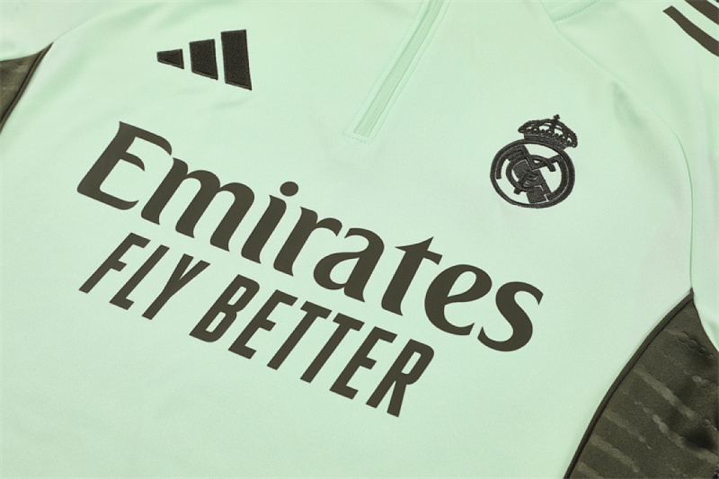 25-26 Real Madrid Half zip training suit set