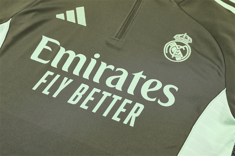 25-26 Real Madrid Half zip training suit set
