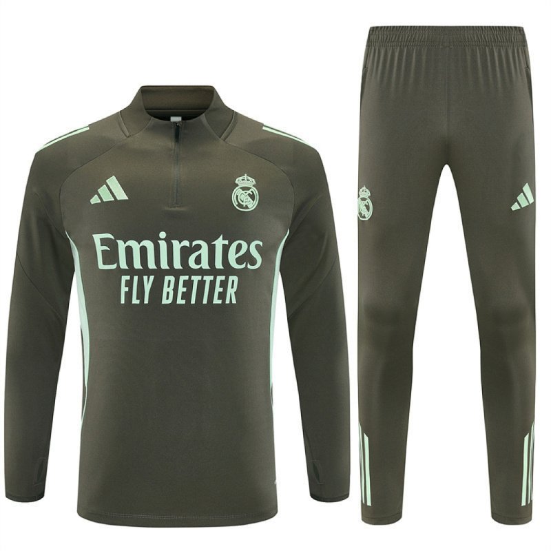 25-26 Real Madrid Half zip training suit set