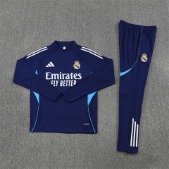25-26 Real Madrid Half zip training suit set