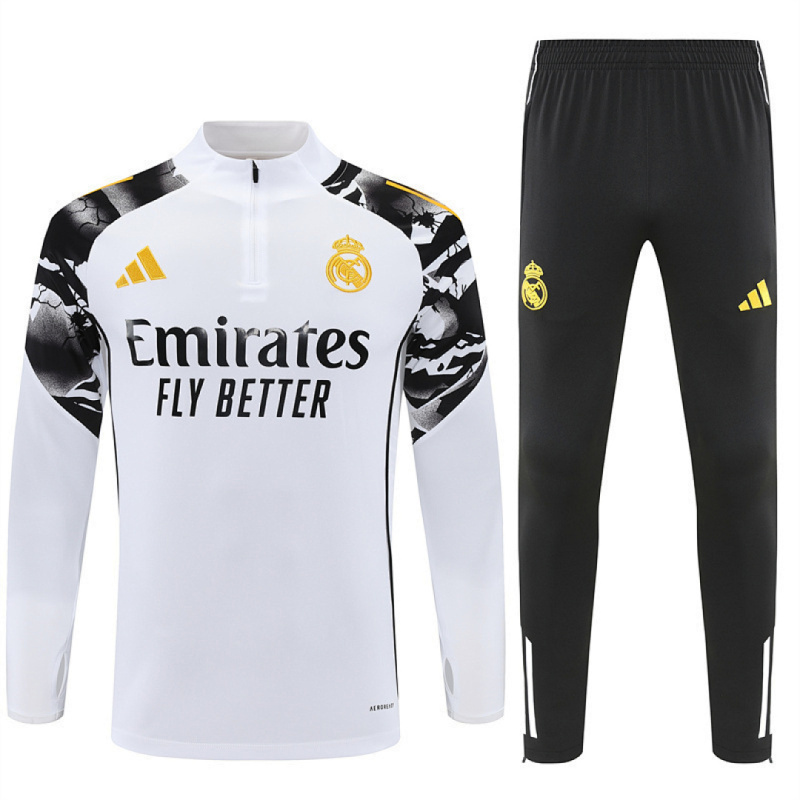 25-26 Real Madrid Half zip training suit set