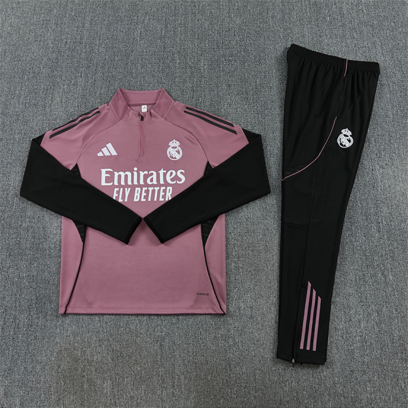 25-26 Real Madrid Half zip training suit set