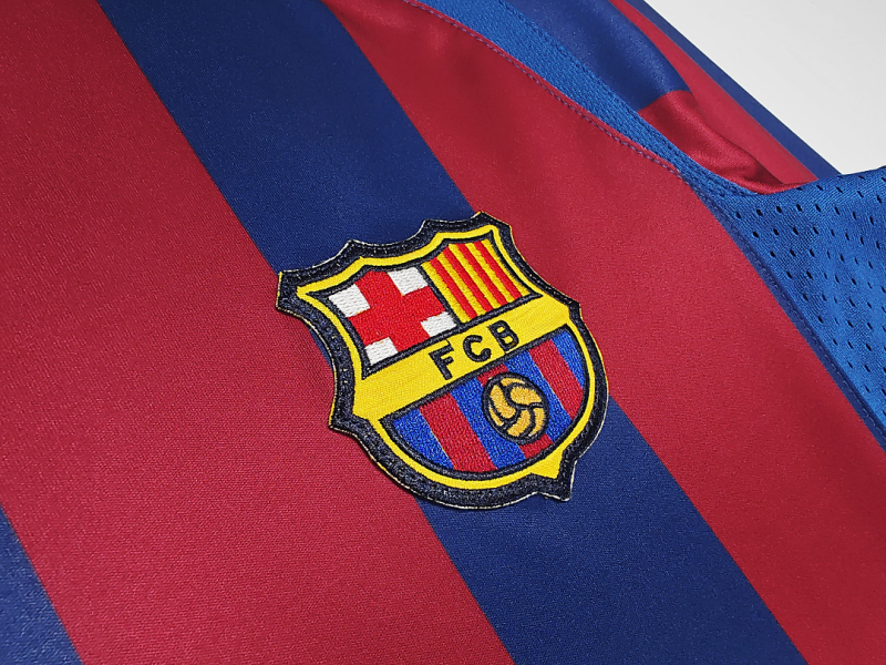 05-06 home Long sleeves Barcelona retro Fan version League