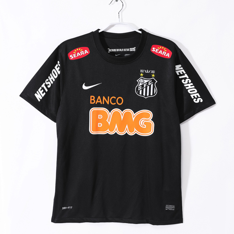 12-13 season Santos FC black retro Fan version