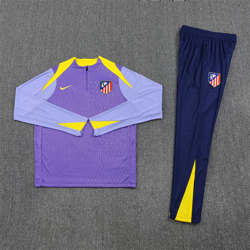 25-26 Atletico Madrid Half zip training suit set