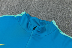 26-27 Brazil Half zip training suit set