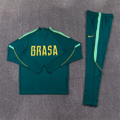 26-27 Brazil Half zip training suit set