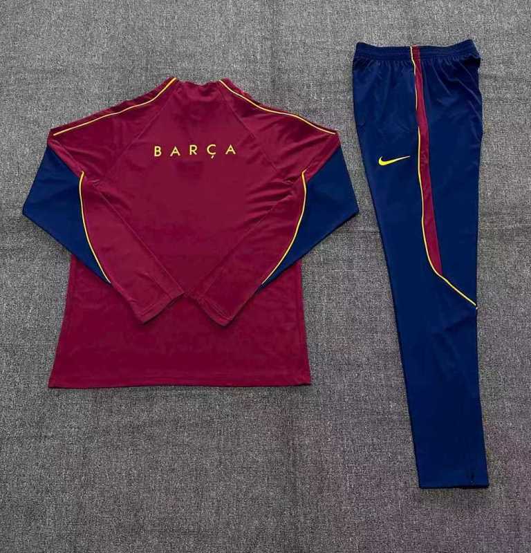 26-27 Barcelona Half zip training suit set