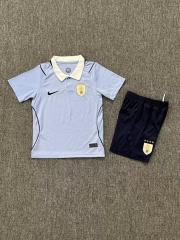 2026 FIFA World Cup Uruguay home Kids kit + free socks