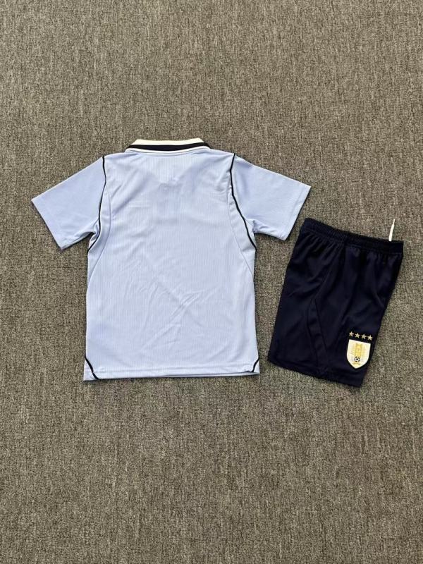 2026 FIFA World Cup Uruguay home Kids kit + free socks