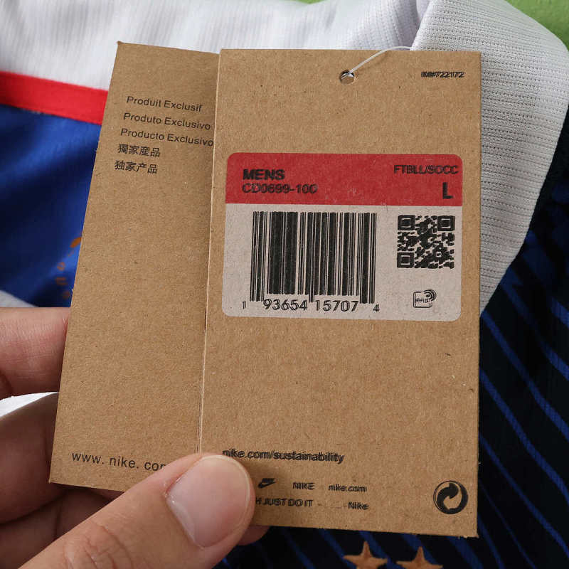 2026 FIFA World Cup France home Long sleeved Fan version