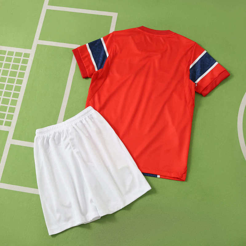 2026 FIFA World Cup Norway home Kids kit + free socks