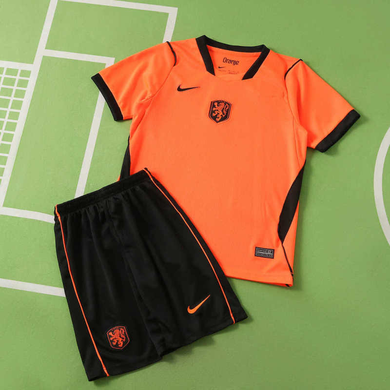 2026 FIFA World Cup Netherlands home Kids kit + free socks