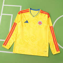 2026 FIFA World Cup Colombia home Long sleeved Fan version
