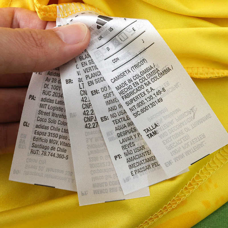 2026 FIFA World Cup Colombia home Long sleeved Fan version