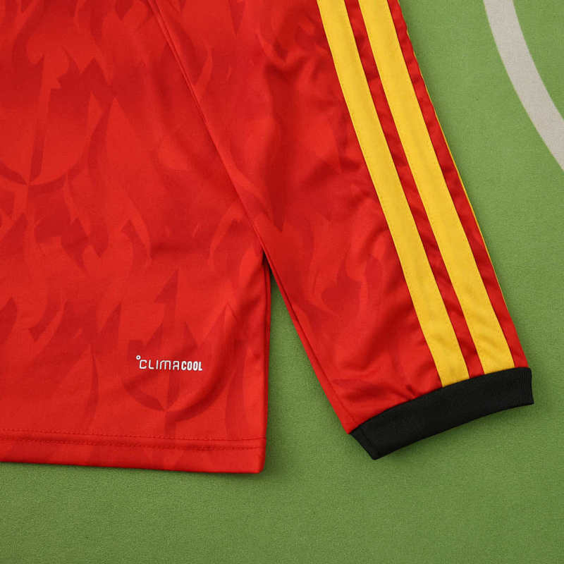 2026 FIFA World Cup Belgium home Long sleeved Fan version
