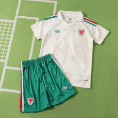 2026 FIFA World Cup Wales away Kids kit + free socks