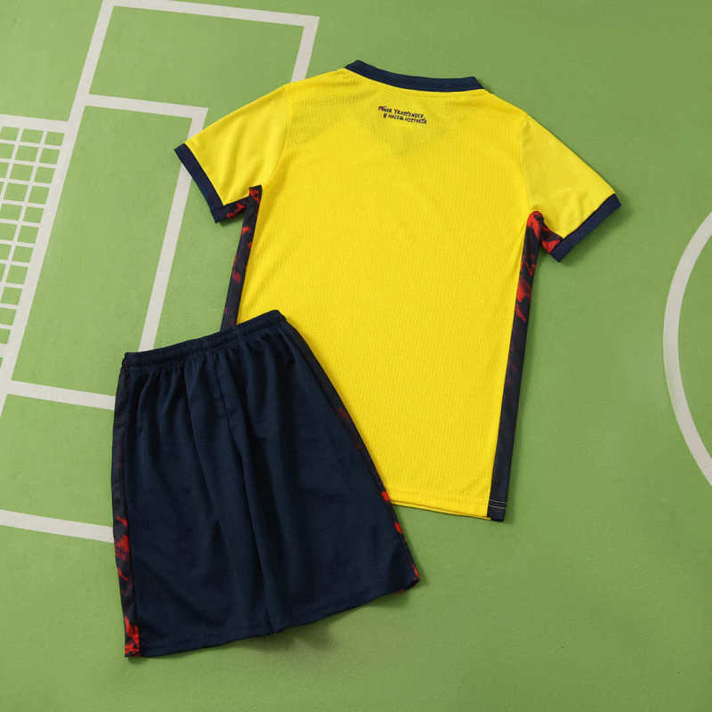 2026 FIFA World Cup Ecuador home Kids kit + free socks