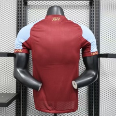 2025-2026 Aston Villa home jersey Player version
