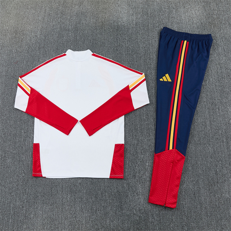 26-27 Spain Half zip training suit set
