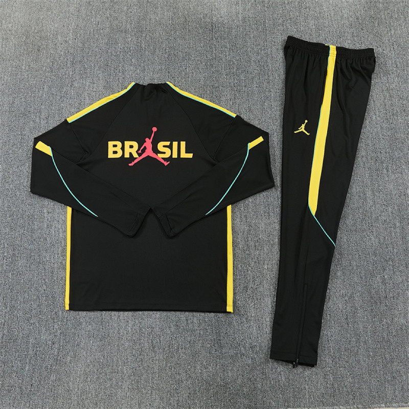 26-27 Brazil Half zip training suit set
