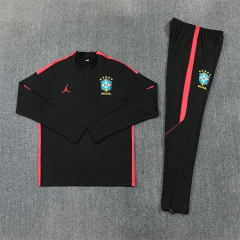 26-27 Brazil Half zip training suit set