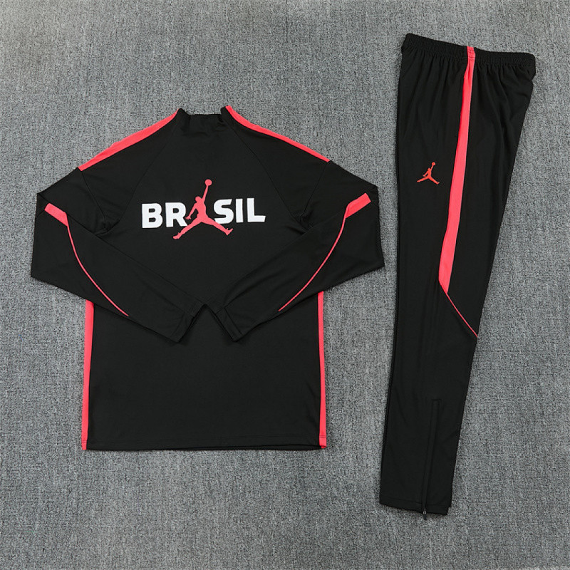26-27 Brazil Half zip training suit set