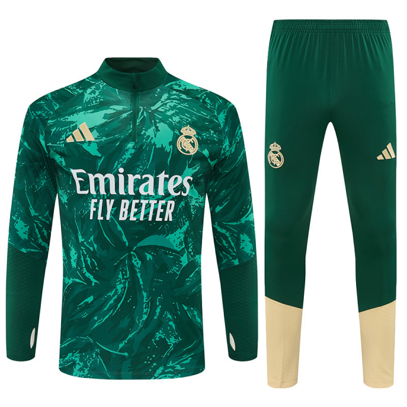 26-27 Real Madrid Half zip training suit set