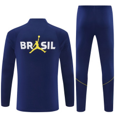 26-27 Brazil Half zip training suit set