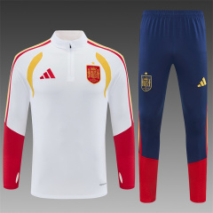 26-27 Spain Half zip training suit set