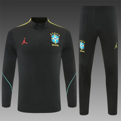26-27 Brazil Half zip training suit set