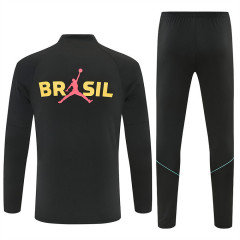 26-27 Brazil Half zip training suit set