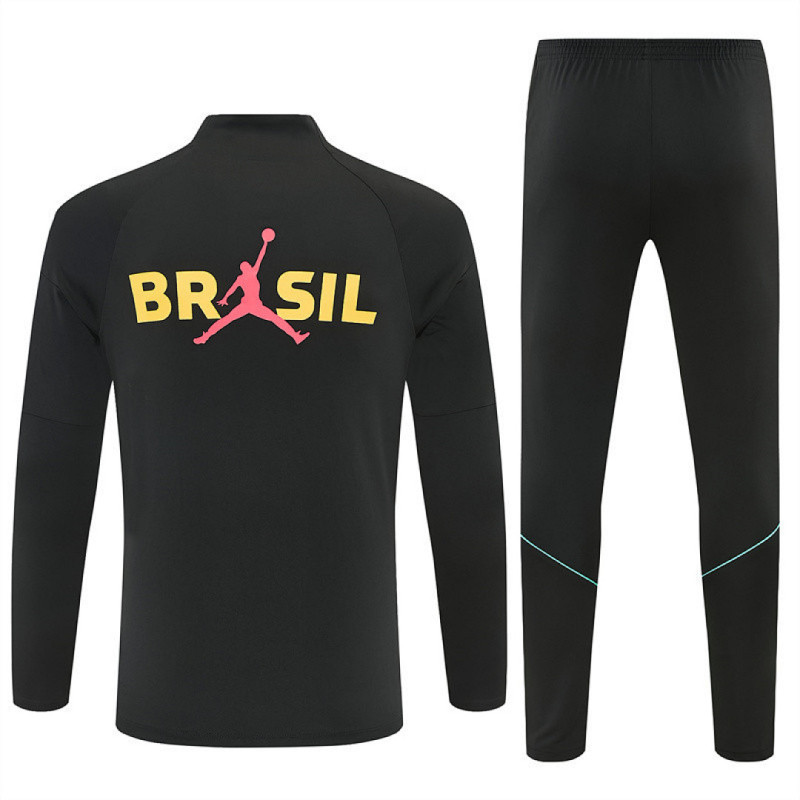 26-27 Brazil Half zip training suit set