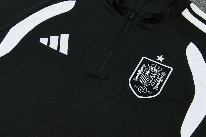 26-27 Spain Half zip training suit set