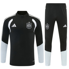 26-27 Spain Half zip training suit set